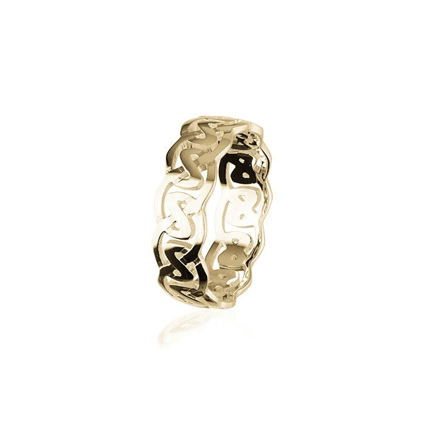 Celtic Gold Ring GR142