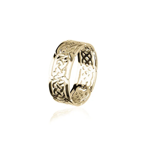 Celtic Gold Ring GR132