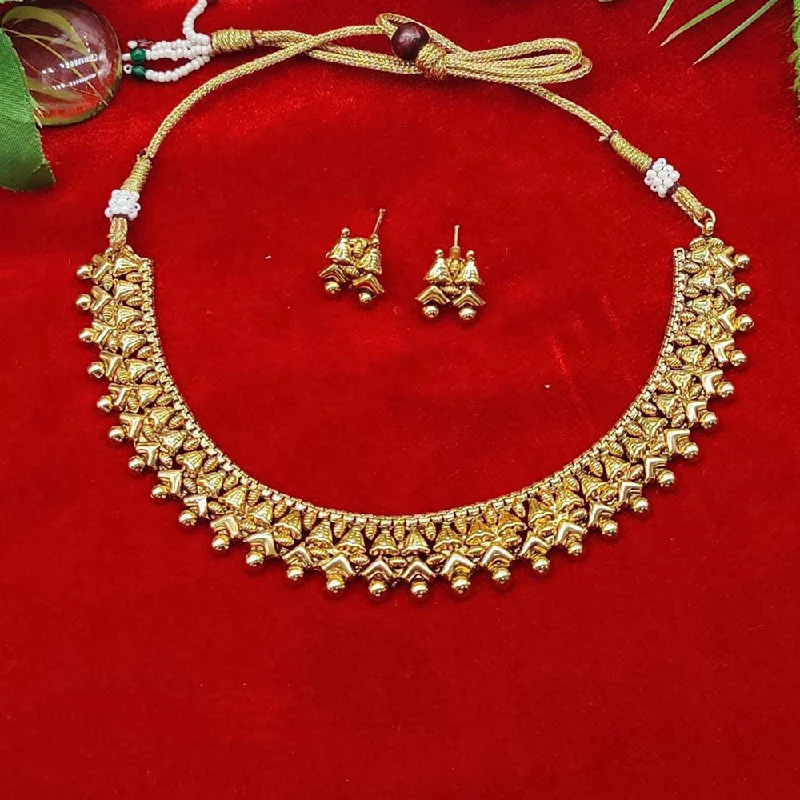 Manisha Jewellery Gold Plated Necklace Set