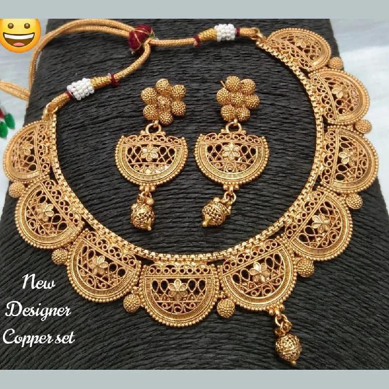 Manisha Jewellery Gold Plated Necklace Set