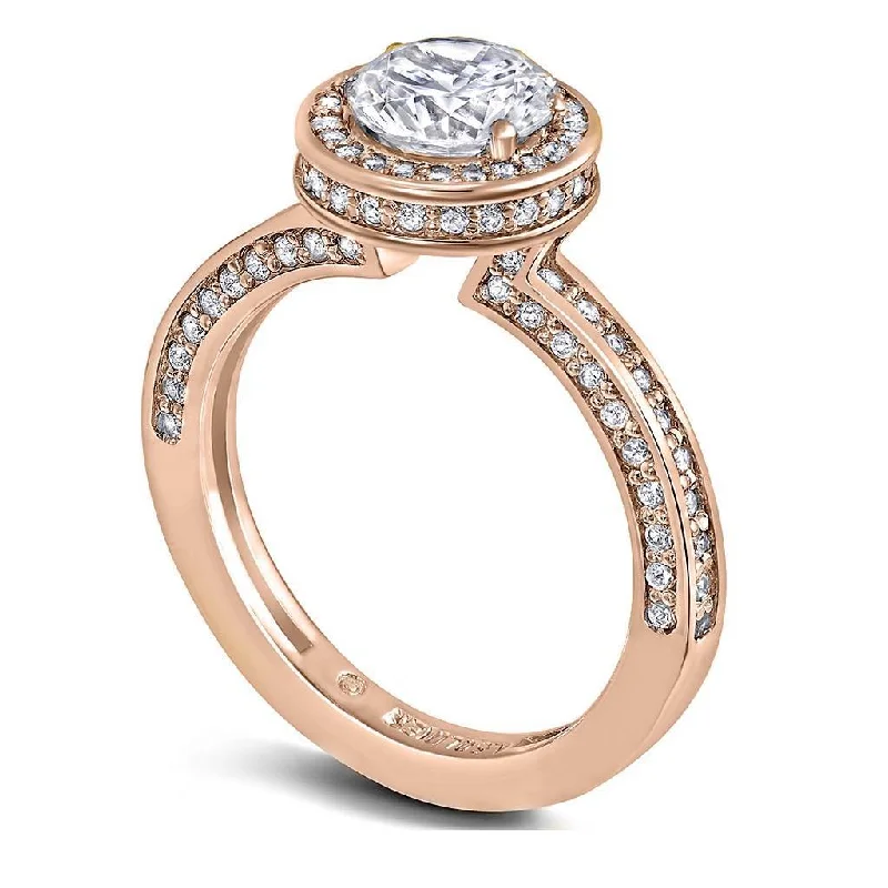 Eternal Love Diamond Halo Engagement Ring